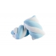 Marshmallow Cotone Dolce treccia bianco e azzurra 1000gr