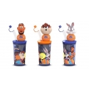 SPACE JAM 2 Bicchiere Drink &amp; Go con jelly beans 10 g (1 pezzo)